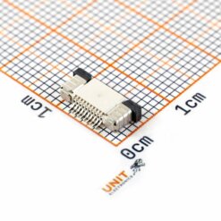 Alternative view of AFC07-S10ECA-00 Conector Cable Plano Flex 10 Pines Bottom Contact