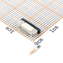 Alternative view of AFC07-S10FCC-00 Conector Cable Plano Flex 10 Pines Top Contact