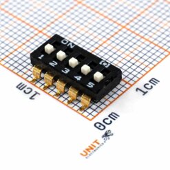 Alternative view of SMDHAD-05HWA-R Dip Switch 2.54mm