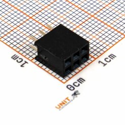 Tira Header Hembra Doble 2.54mm - 2x3