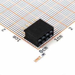 Tira Header Hembra Doble 2.54mm - 2x4