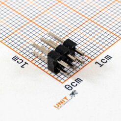 Tira Header Macho Doble 2.54mm - 2x3