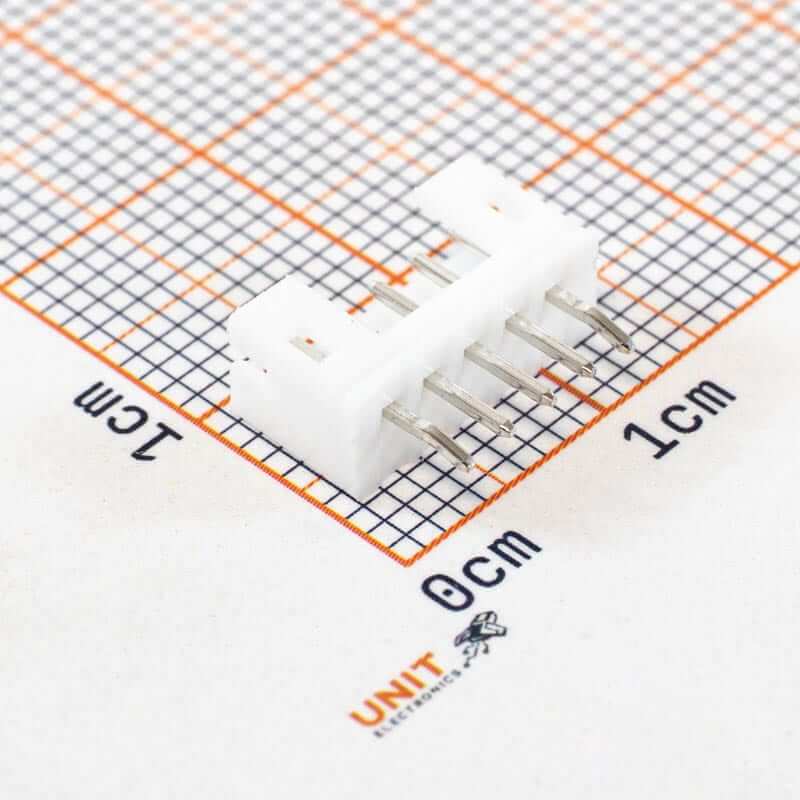 Conector PH 2mm 5p THT Vertical - Imagen 3
