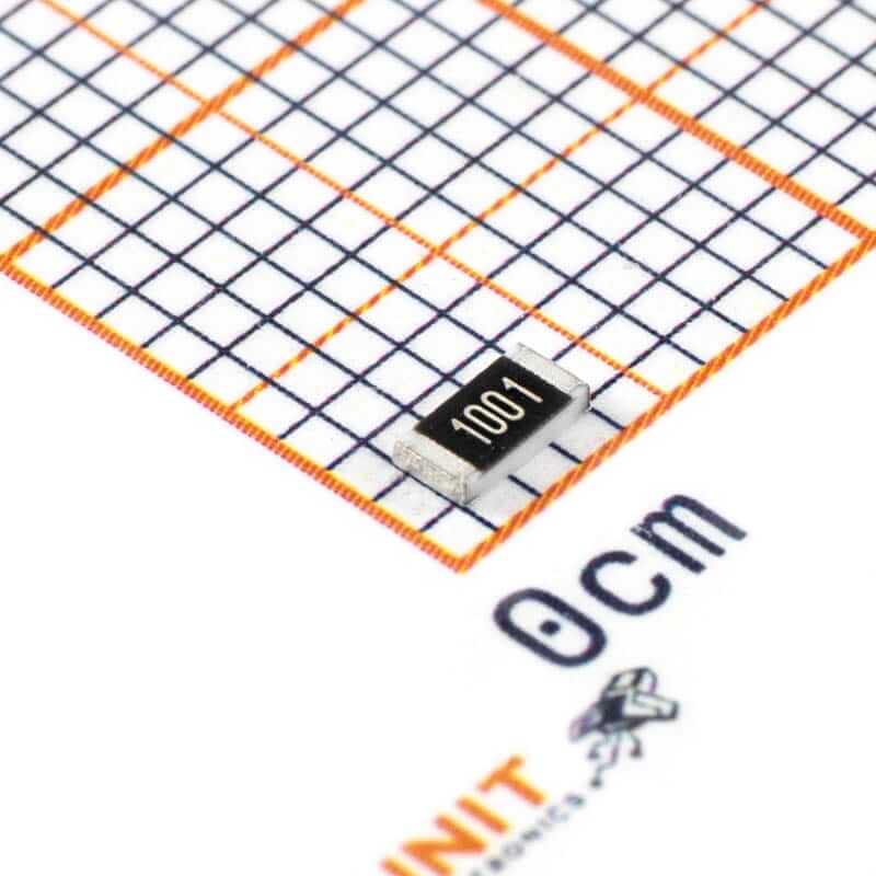 Resistor 1k ohm 1-8w SMD 1206 1206W4F1001T5E V2