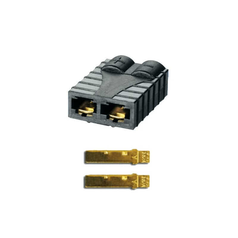 Adaptador Deans T Macho A TRX Traxxas Hembra (4 Unidades) | Sin Cables Para Menos Resistencia | Ideal Para Baterías Lipo RC