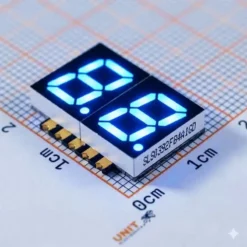 AR2236-7 segmentos doble 0.39 azul SMD SLS0392FB4A1GD V1