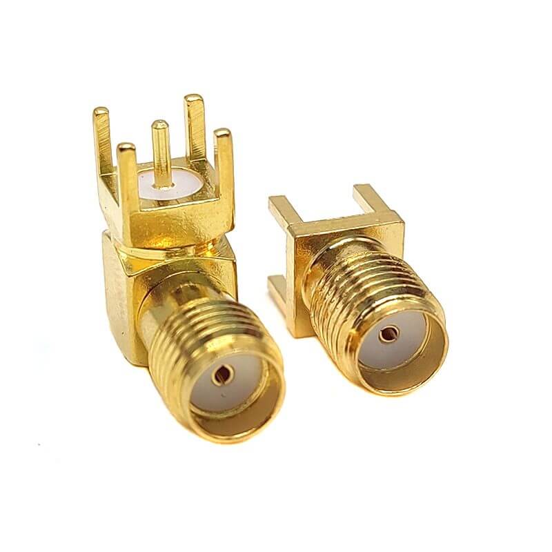Conectores SMA Hembra Vertical y Horizontal
