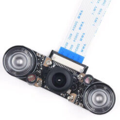 Cámara Visión Nocturna Raspberry Pi con Ojo de Pez