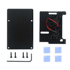 Alternative view of Carcasa de Aluminio para Raspberry Pi 4B con Ventilador Dual