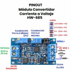 Alternative view of HW-685 Módulo Convertidor Corriente a Voltaje