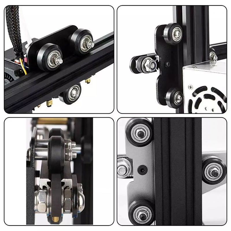 Ruedas Delrin V y Doble V para Perfil V-Slot Impresora 3D o CNC