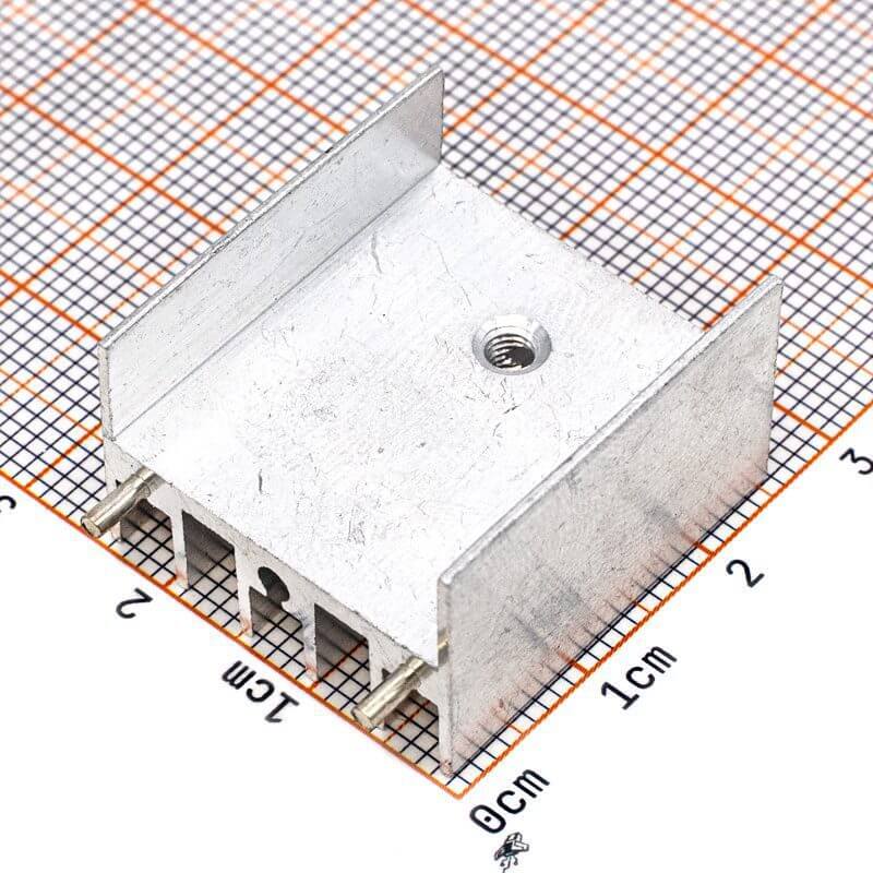 TO-220 Disipador de Calor Aluminio Diferentes Tamaños - 25x23x16mm