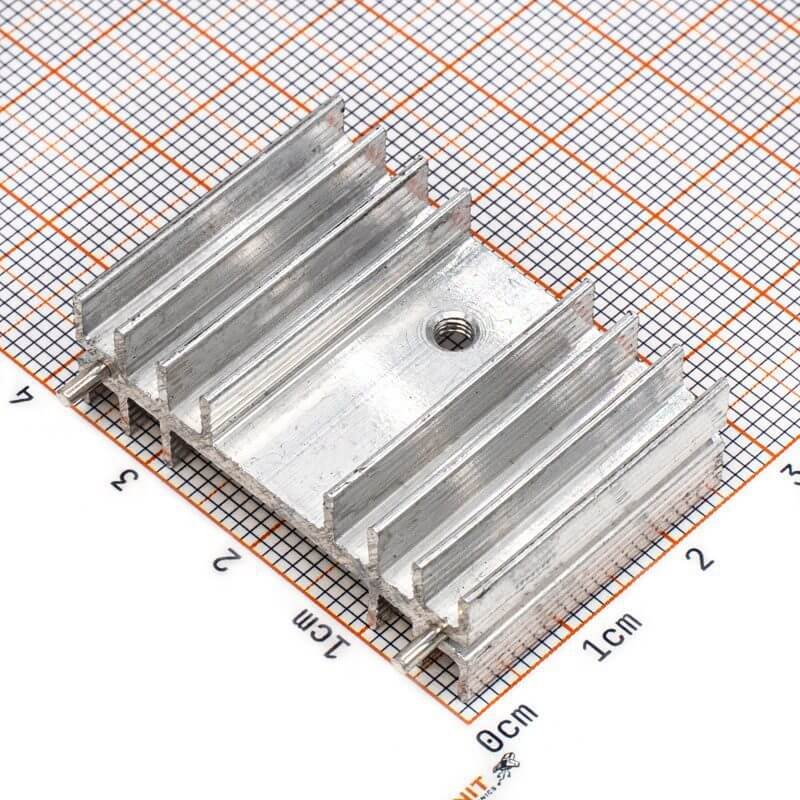 TO-220 Disipador de Calor Aluminio Diferentes Tamaños - 25x36x11 mm