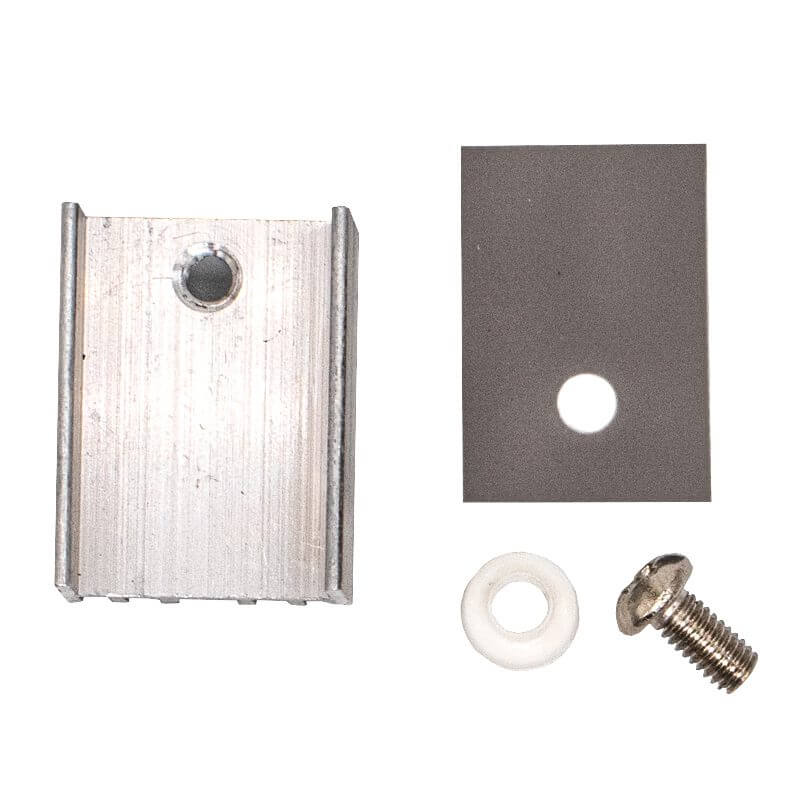 Disipador de Calor 20 x 15 x 10 mm para TO-220 con Accesorios
