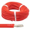 Cables de Silicona Flexibles Color Rojo 1 Metro - 12 AWG