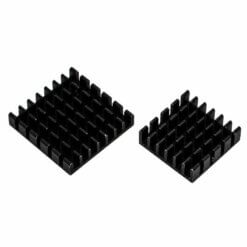 Disipadores de Calor 20x20mm / 25x25mm de Aluminio Negro