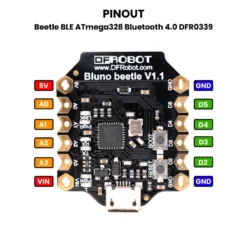 Beetle BLE ATmega328 Pinout