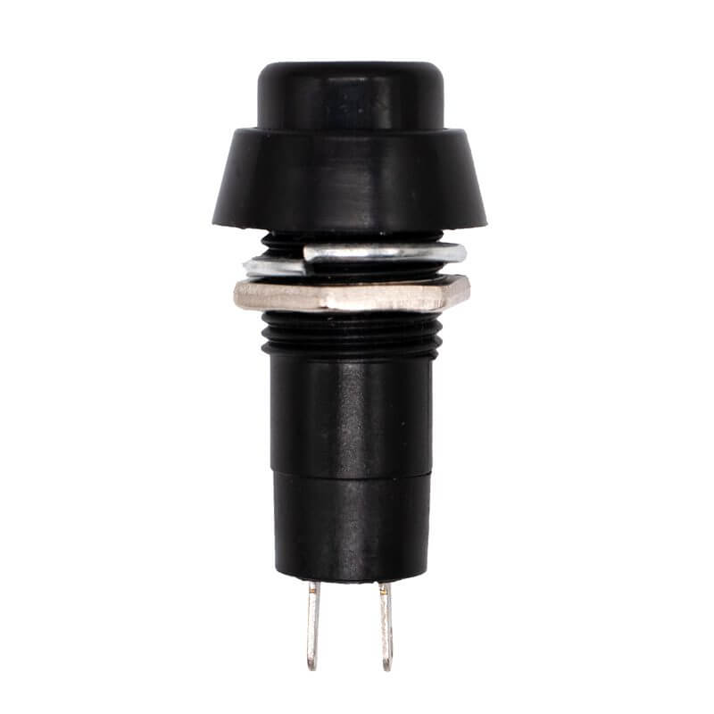 PBS-11B Interruptores Push Button Diferentes Colores - Negro