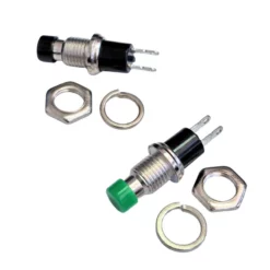 PBS-110 Push Button NA Negro/Verde