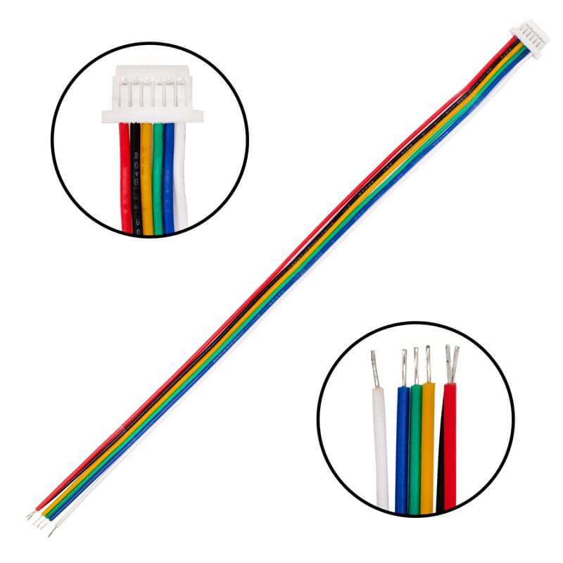 Conector SH1.0mm 6P con Cable