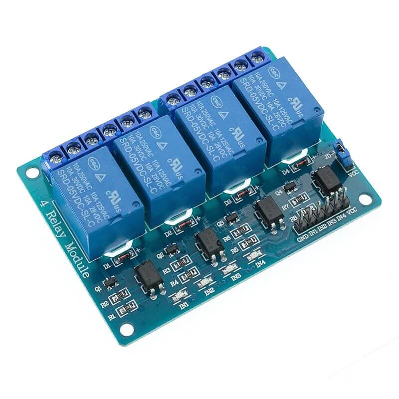 Módulo de 4 Relevadores 5V