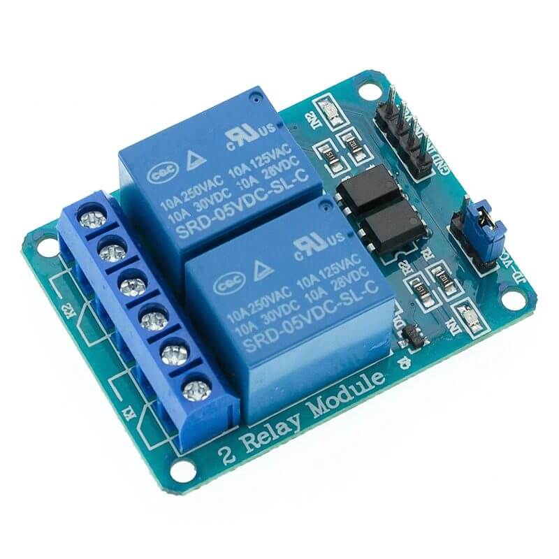 Módulo de 2 Relevadores 5V