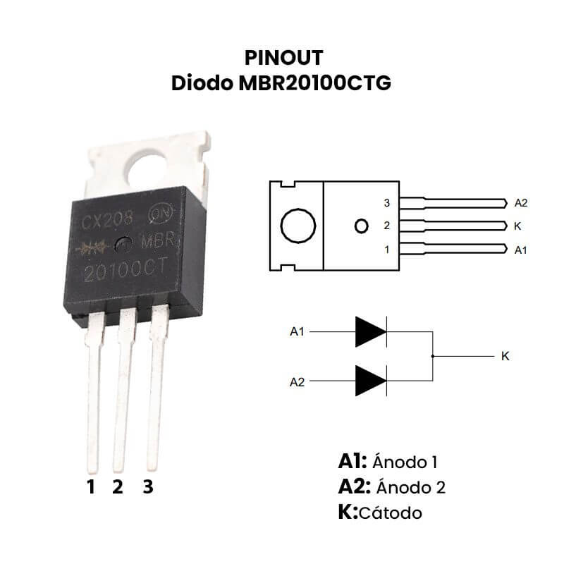 MBR20100CTG Diodo Schottky