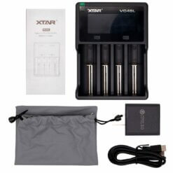 VC4SL Cargador de 4 Baterias Li-ion Ni-MH