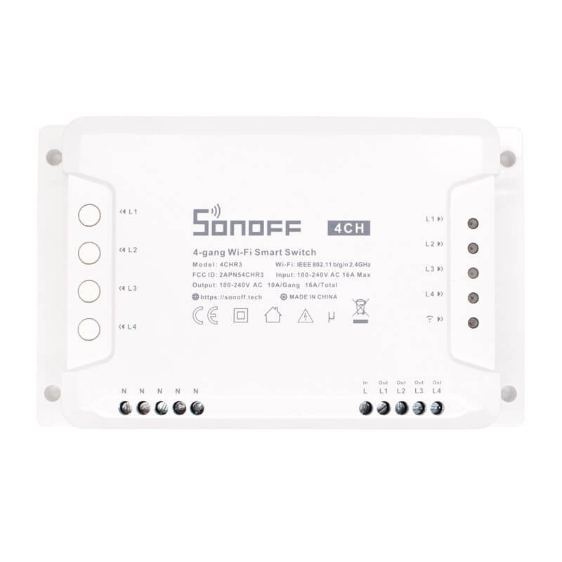 Sonoff Interruptor de 4 Canales 4CH R3