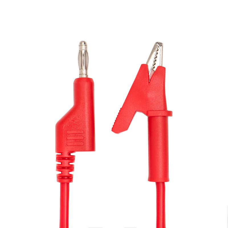 Cables Caimán - Banana 1000V/15A - Rojo