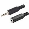 Conector de Audio Jack 3.5mm Macho / Hembra