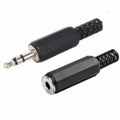 Conector de Audio Jack 3.5mm Macho / Hembra
