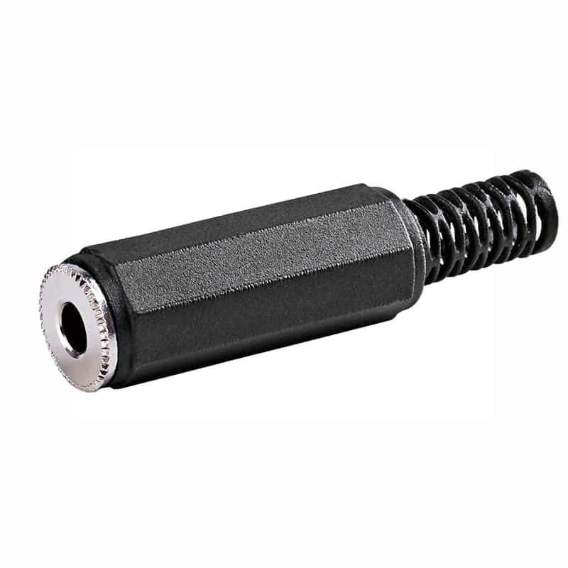 Conector de Audio Jack 3.5mm Macho / Hembra - Hembra