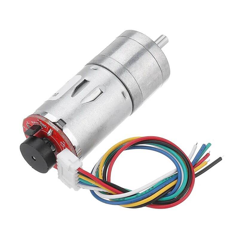 GM 25-370 Motor con Encoder 24V DC 180RPM / 350RPM