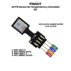 AR3106 - AHT15 Sensor de Temperatura y Humedad I2C PINOUT_1