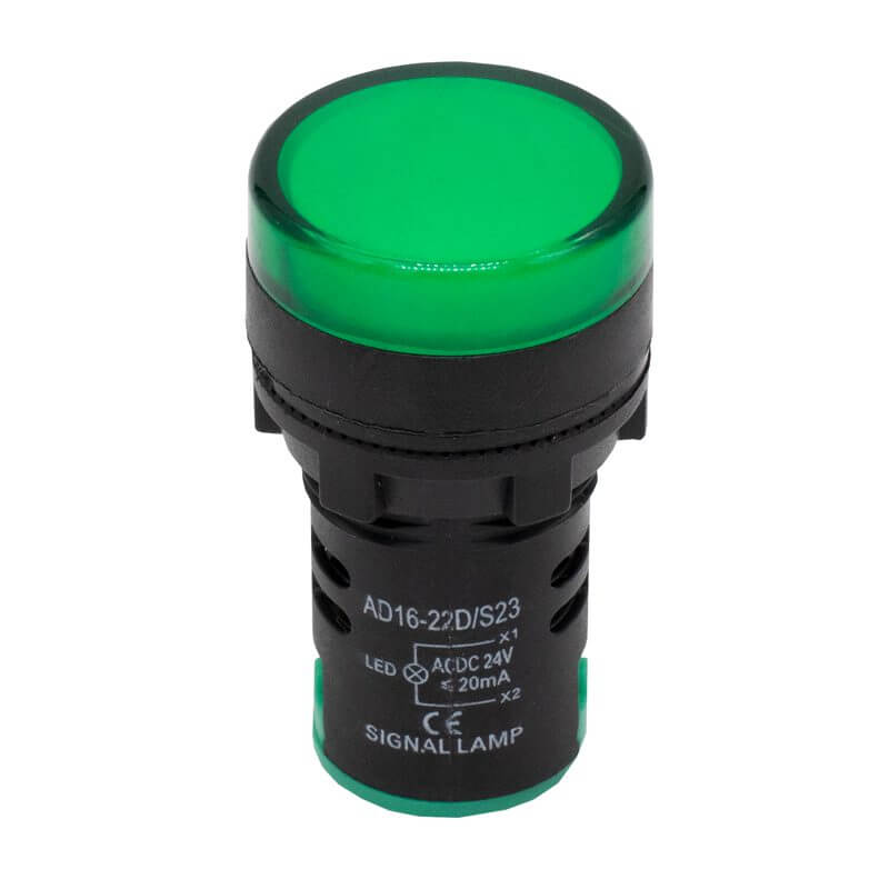 Indicador de Luz Verde 24V
