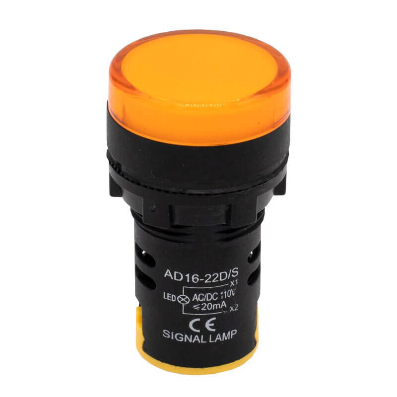 Indicador de Luz Verde amarillo Rojo 110V