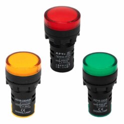 Indicador de Luz Verde Amarillo Rojo 220V