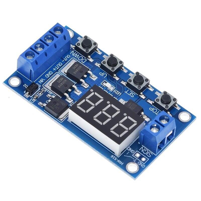 XY-J04 Temporizador Digital MOS Dual Programable