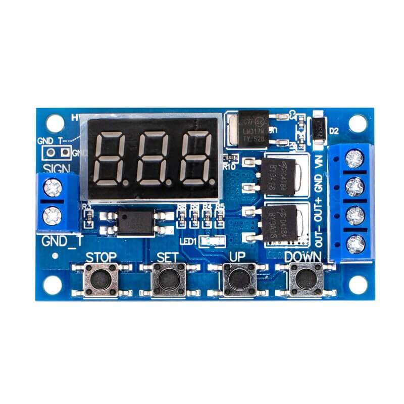 XY-J04 Temporizador Digital MOS Programable 5 a 30V