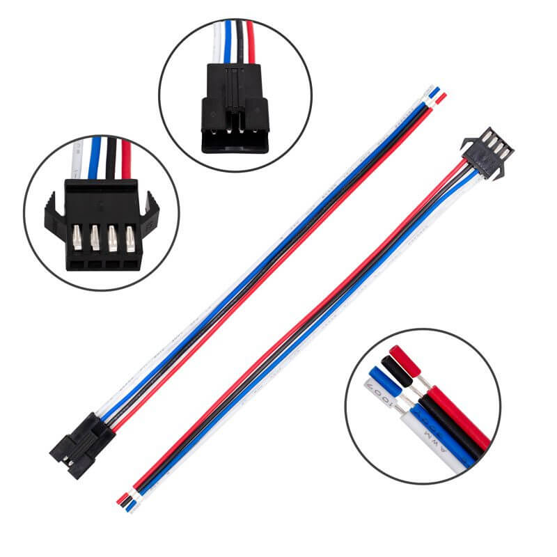 Conectores SM2.54mm con cable 24AWG 15cm - 4 P