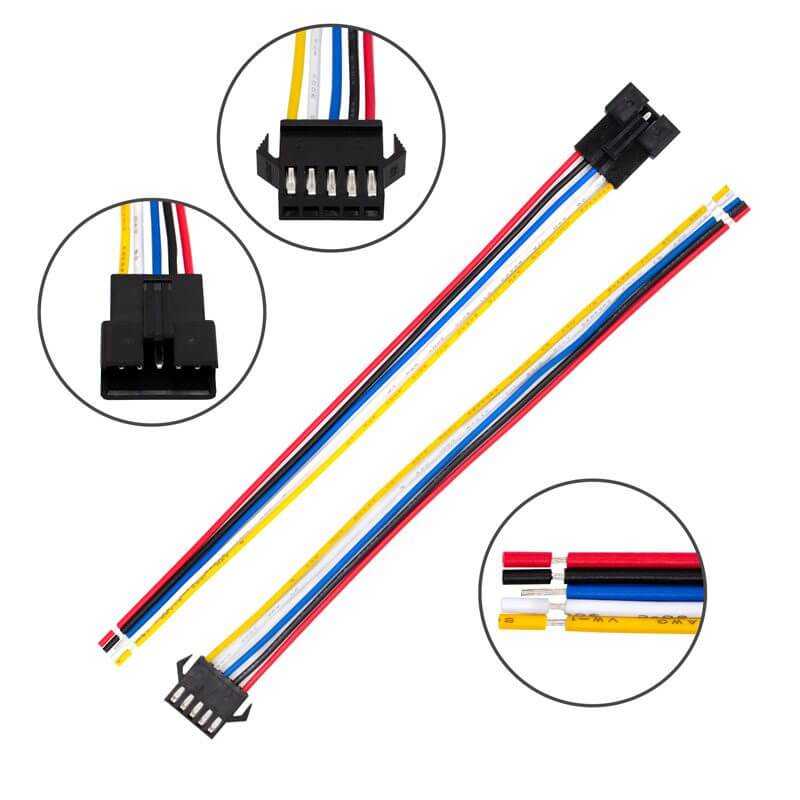 Conectores SM2.54mm con cable 24AWG 15cm - 5 P