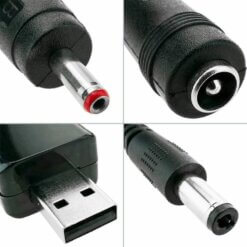 KWS-912V Cable de Alimentación USB a DC 5.5/3.5mm de 5V a 9V/12V