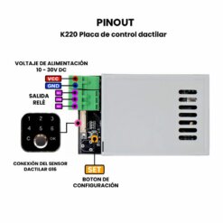 K220 Controlador Dactilar