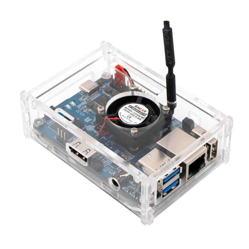 Carcasa de Acrilico Orange Pi 3 LTS