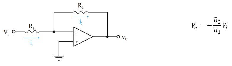 Amplificador de tensión inversor