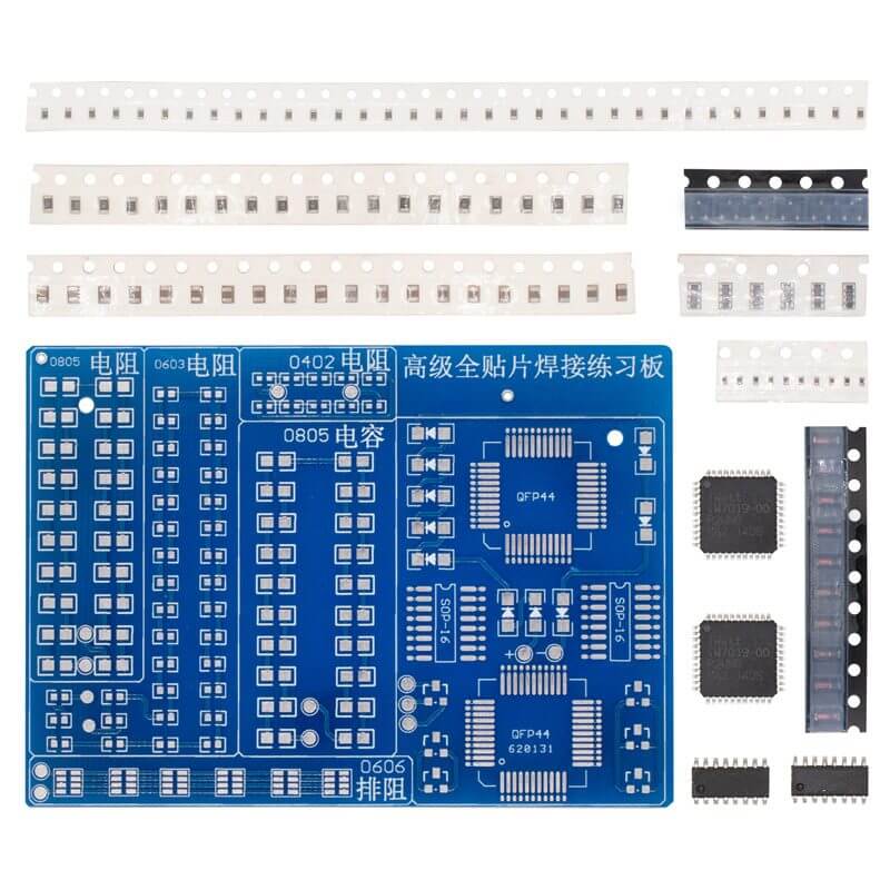Kit Tablero de Práctica para Soldadura SMD