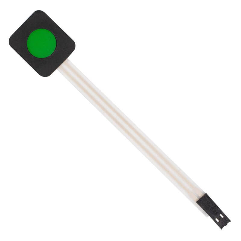 Botón Membrana Verde 1 Botón