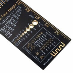UNIT Regla de Referencia PCB 16cm