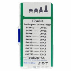 Kit Botones Táctiles THT 6x6mm